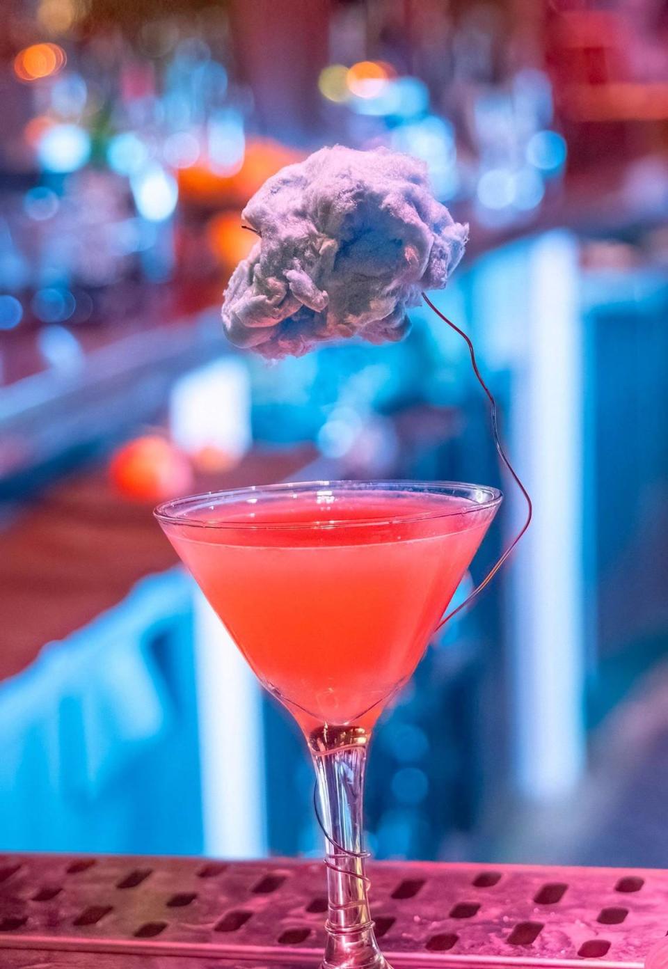 A Bombay nights drink at The Forge, with cotton candy on top. Roy Inman/Special to The Star