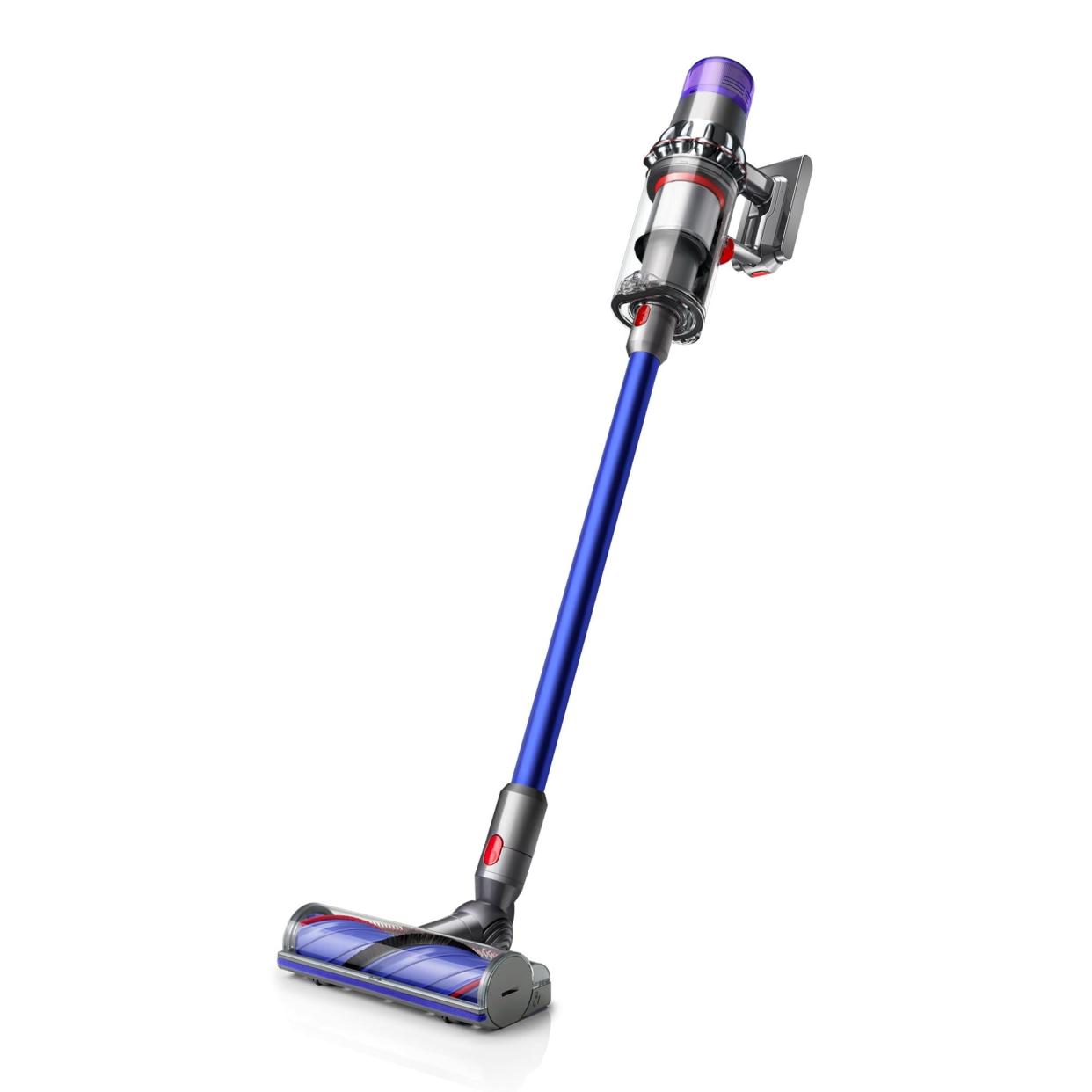 <p><a href="https://go.redirectingat.com?id=74968X1596630&url=https%3A%2F%2Fwww.walmart.com%2Fip%2FDyson-V11-Cordless-Vacuum-Cleaner-Blue-New%2F1547941877&sref=https%3A%2F%2F" rel="nofollow noopener" target="_blank" data-ylk="slk:Shop Now;elm:context_link;itc:0;sec:content-canvas" class="link rapid-noclick-resp">Shop Now</a></p><p>V11 Cordless Vacuum Cleaner</p><p>walmart.com</p><p>$349.99</p>