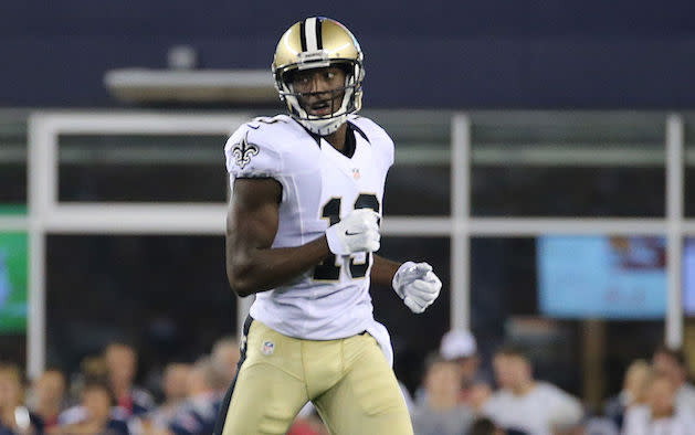 The fantasy spotlight is beaming on rookie Michael Thomas. (Getty)