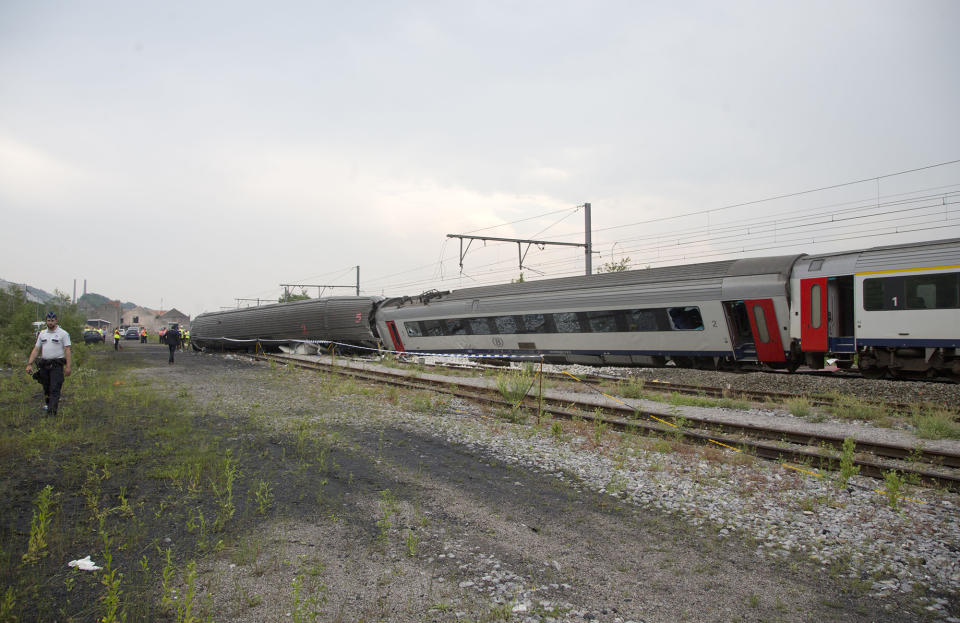 Belgium train collision