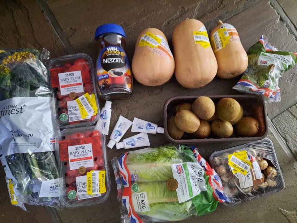 Sue collects unwanted food from Tesco to give to her community (Collect/PA Real Life).