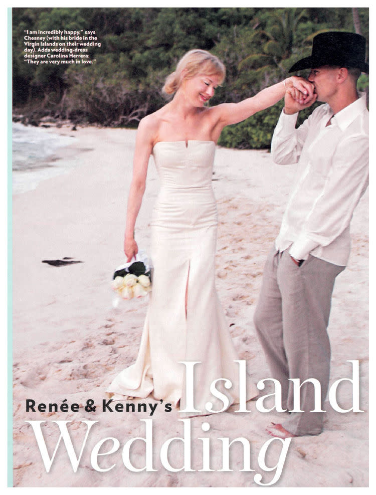 Renee Zellweger and Kenny Chesney