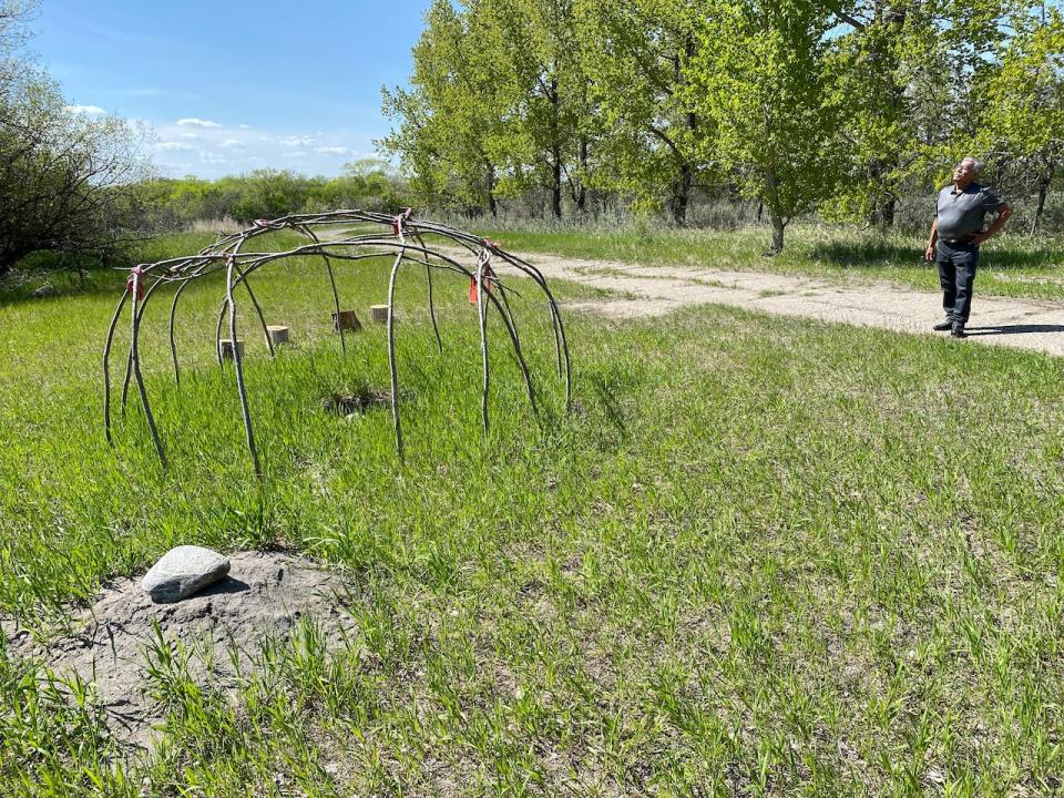 Kêhtê-aya (old one) Harry Francis looks happily at the new site to host Indigenous ceremonies, hoping it will give urban Indigenous people a chance to heal themselves.