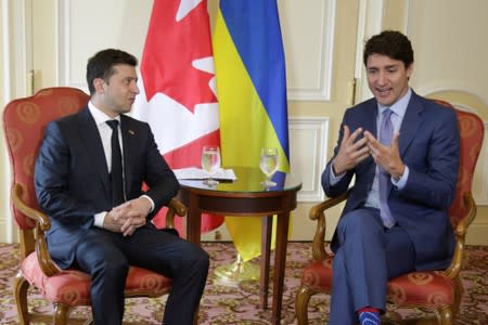 Canada's PM Trudeau meets with Ukraine's President Zelensky in Toronto