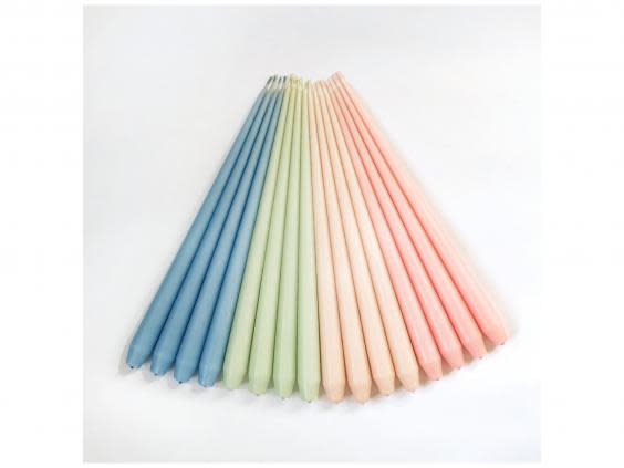 This candle bundle offers an array of pastel rainbow shades (Mrs Alice)