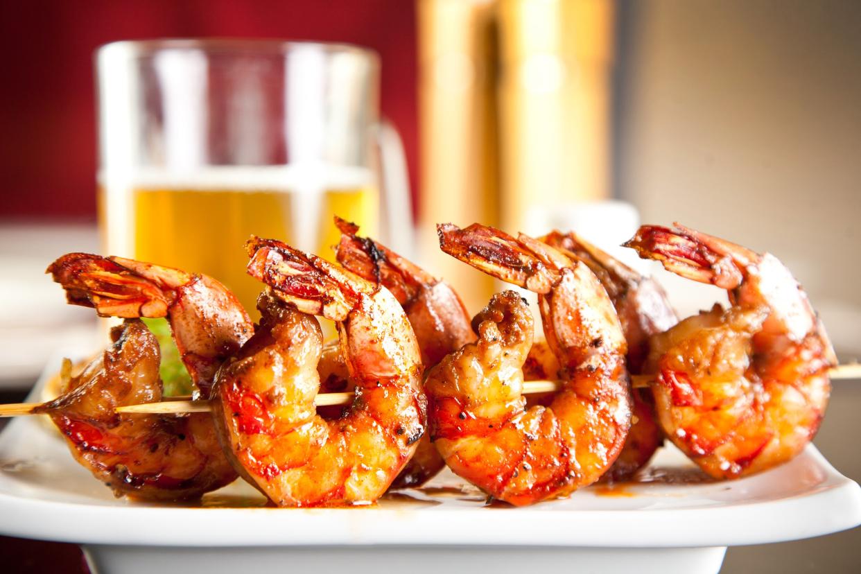 Grilled shrimp