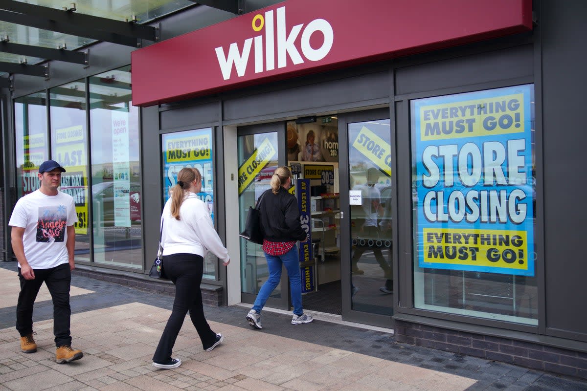 Dozens of Wilko shops will become Poundland sites (Peter Byrne/PA) (Peter Byrne / PA)