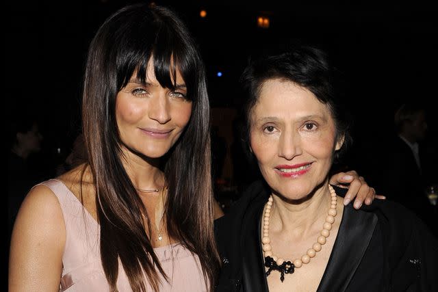 <p> Larry Busacca/WireImage</p> Model Helena Christensen and her mother attend the Food Bank For New York City's 5th Annual Can-Do Awards Dinner at Abigail Kirsch's Pier Sixty at Chelsea Piers on April 7, 2008 in New York City