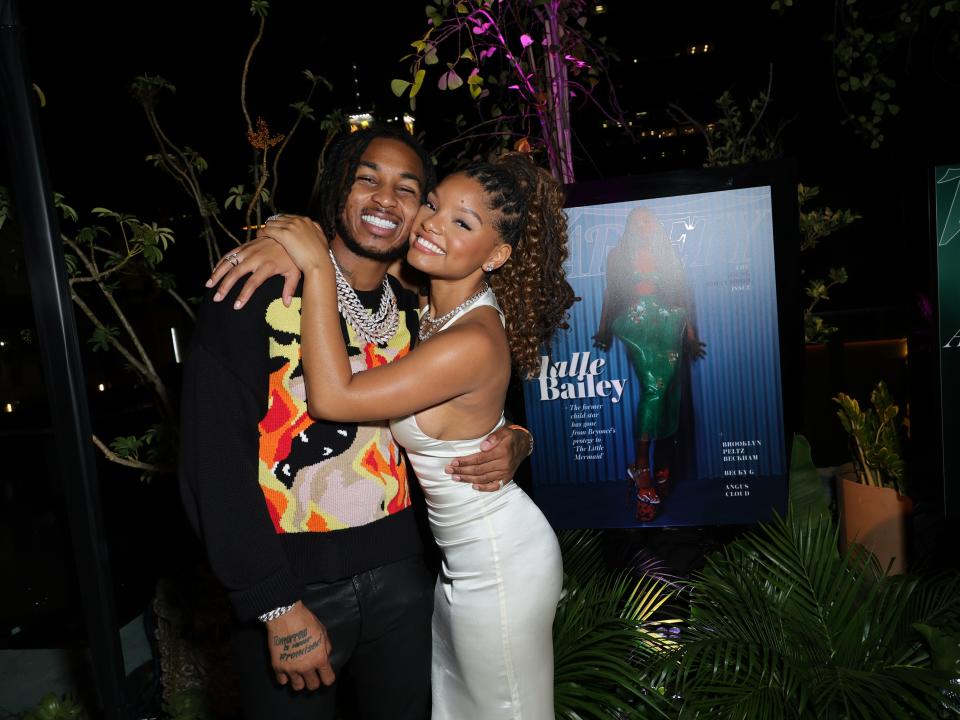 DDG and Halle Bailey at the Variety Power of Young Hollywood Event Presented by Facebook Gaming.
