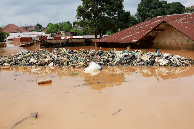 Congo River basin submerged by floods