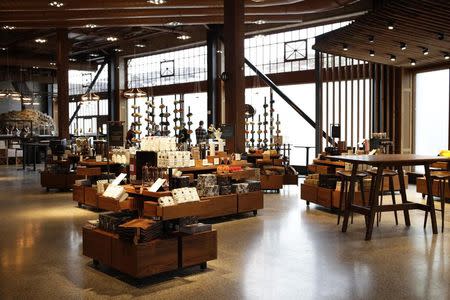 A view of the new Starbucks Reserve Roastery and Tasting Room during its preview in conjunction with its biennial investor meeting in Seattle, Washington December 4, 2014. REUTERS/Jason Redmond