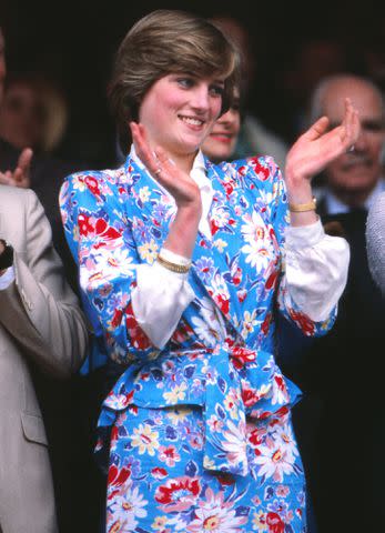 <p>Colorsport/Shutterstock</p> Lady Diana Spencer in 1981