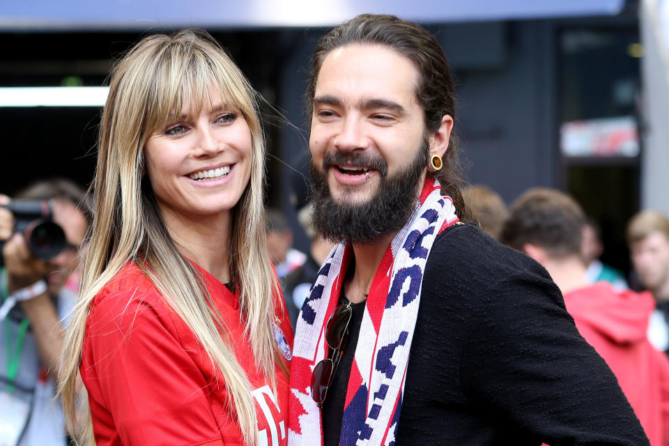 Heidi Klum und Tom Kaulitz waren am Samstag im Station, um den FC Bayern anzufeuern (Foto: Harry Langer/Fox-Images/ddp images)  