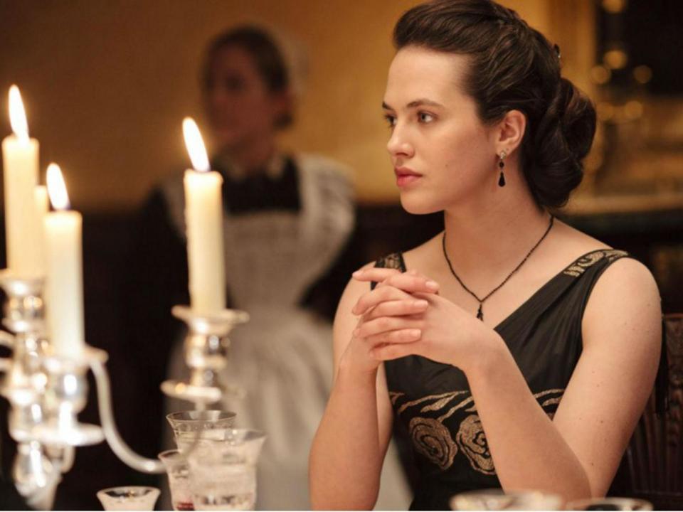 The actress played the ill-fated Lady Sybil Crawley in 'Downton Abbey'