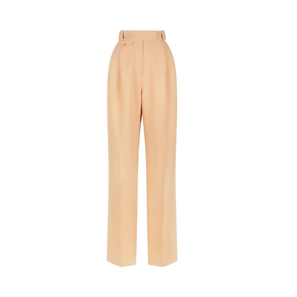 <p><a href="https://shonajoy.com/products/irena-high-waisted-tailored-pant-peanut-butter" rel="nofollow noopener" target="_blank" data-ylk="slk:Shop Now;elm:context_link;itc:0;sec:content-canvas" class="link rapid-noclick-resp">Shop Now</a></p><p>Irena High Waisted Tailored Pant </p><p>shonajoy.com</p><p>$210.00</p>