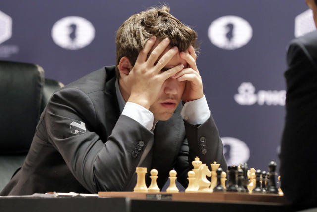 Carlsen misses winning opportunity as World Chess Championship final  remains deadlocked