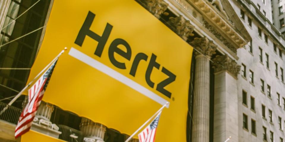 hertz on new york stock exchange building