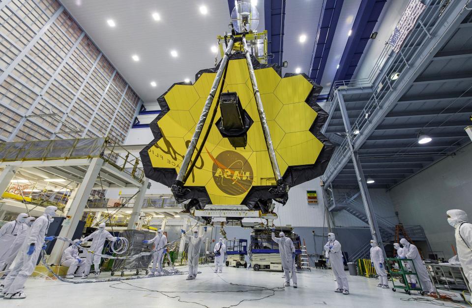 The researchers gathered data from the James Webb Space Telescope, which is currently in space. (Getty)