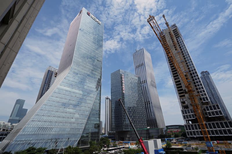 FILE PHOTO: Headquarters of China Evergrande Group in Shenzhen