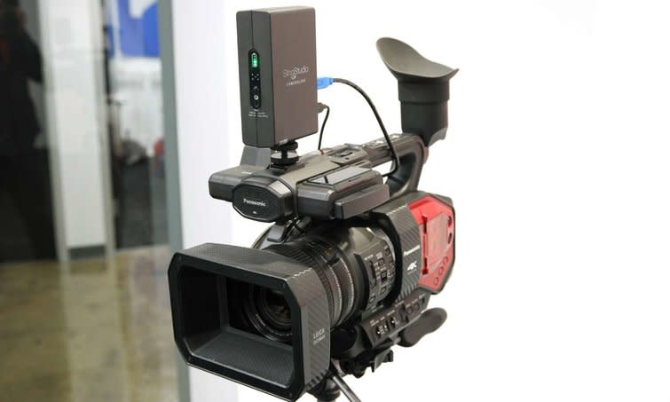 With the $349 CameraLink, you can turn any camera with an HDMI out port into a wireless cam.