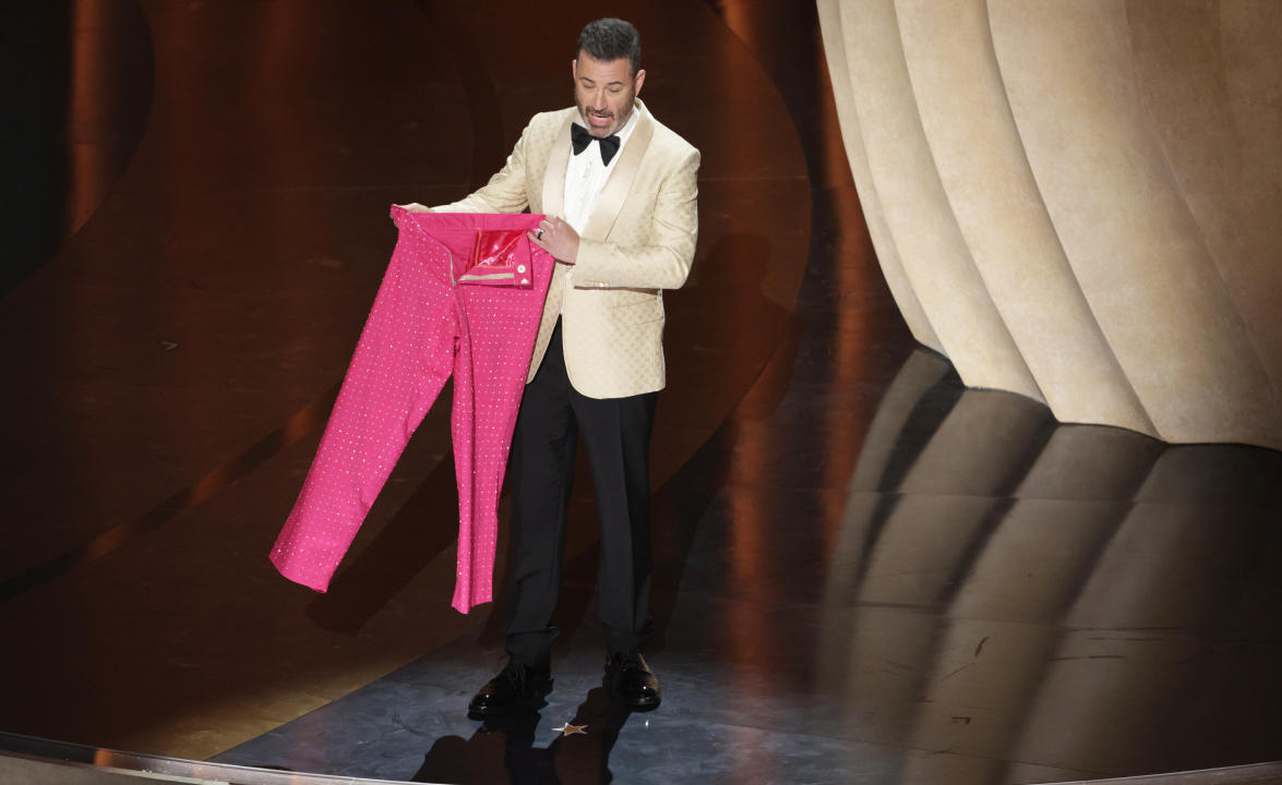 Jimmy Kimmel durante la gala. (Myung J. Chun / Los Angeles Times via Getty Images)