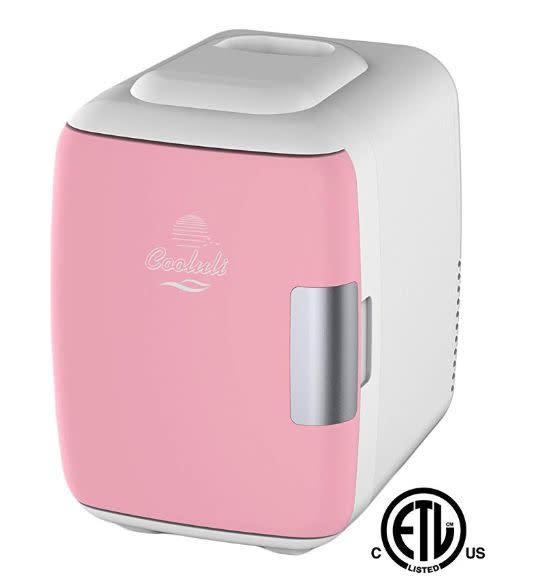 <strong><a href="https://www.amazon.com/Cooluli-Fridge-Electric-Cooler-Warmer/dp/B01G7IL51Q/ref=sr_1_3?thehuffingtop-20" target="_blank" rel="noopener noreferrer">Find it for $50 on Amazon in seven stunning colors.</a></strong>