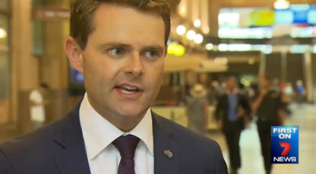 Transport minister Stephen Mullighan. Photo: 7 News