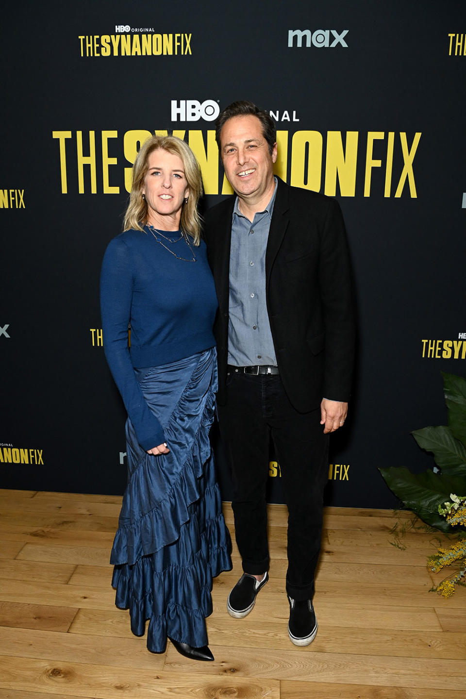 Rory Kennedy and Mark Bailey attend the Los Angeles Premiere of The Synanon Fix on March 21, 2024 in Santa Monica, California.