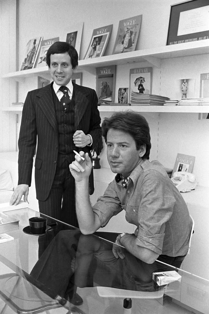 Barry Schwartz and Calvin Klein 