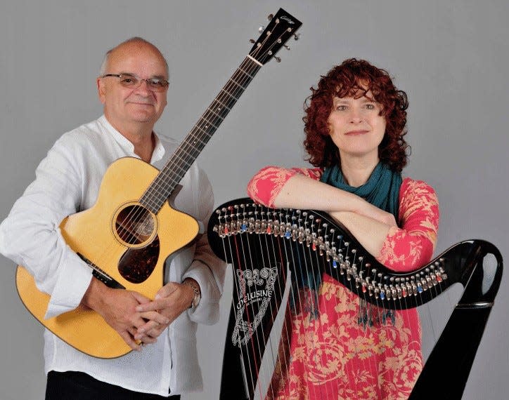 Máire Ni Chathasaigh and Chris Newman will bring their electrifying brand of Irish music to the Irish Cultural Center of the Mohawk Valley in March.