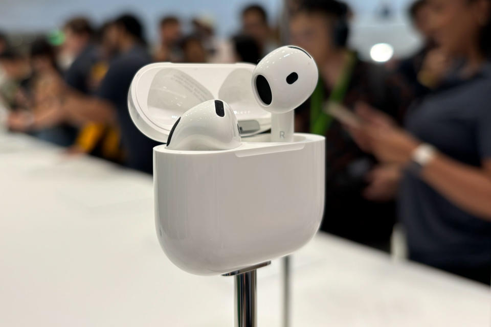 AirPods 4 have a redesigned design for a better overall fit for more people. 