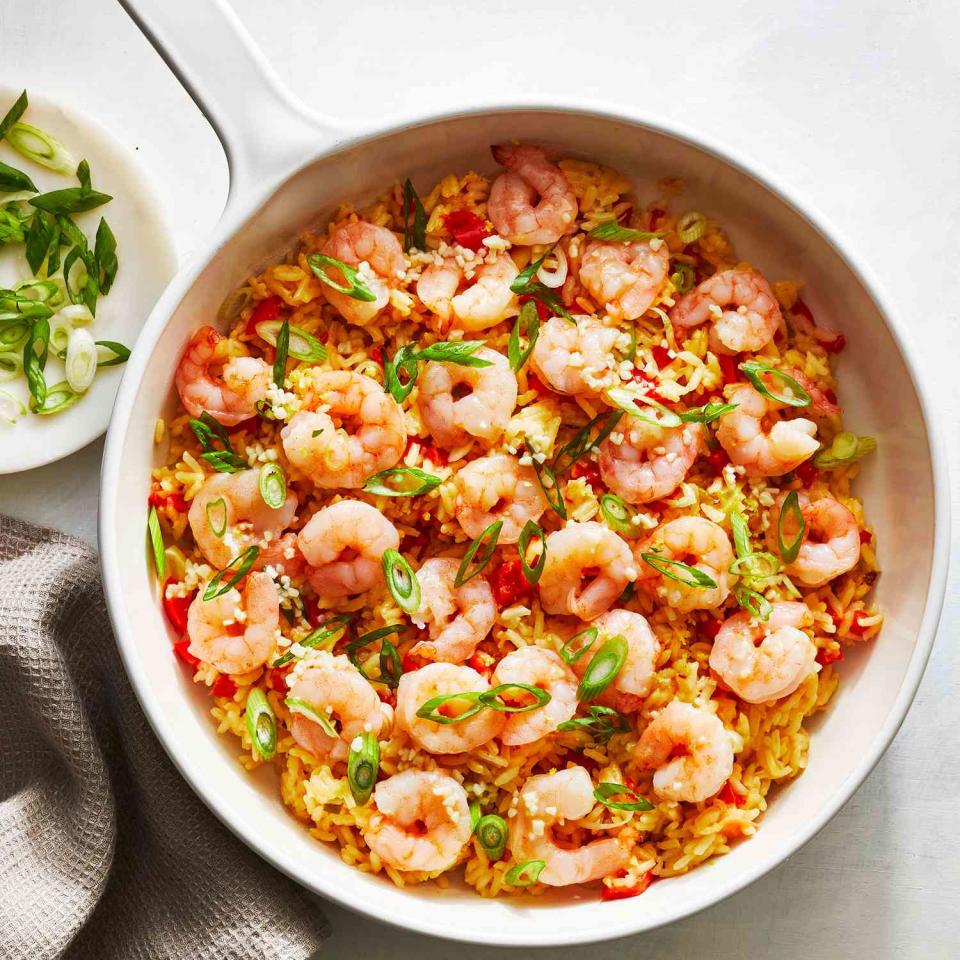 One-Pan Garlicky Shrimp & Rice