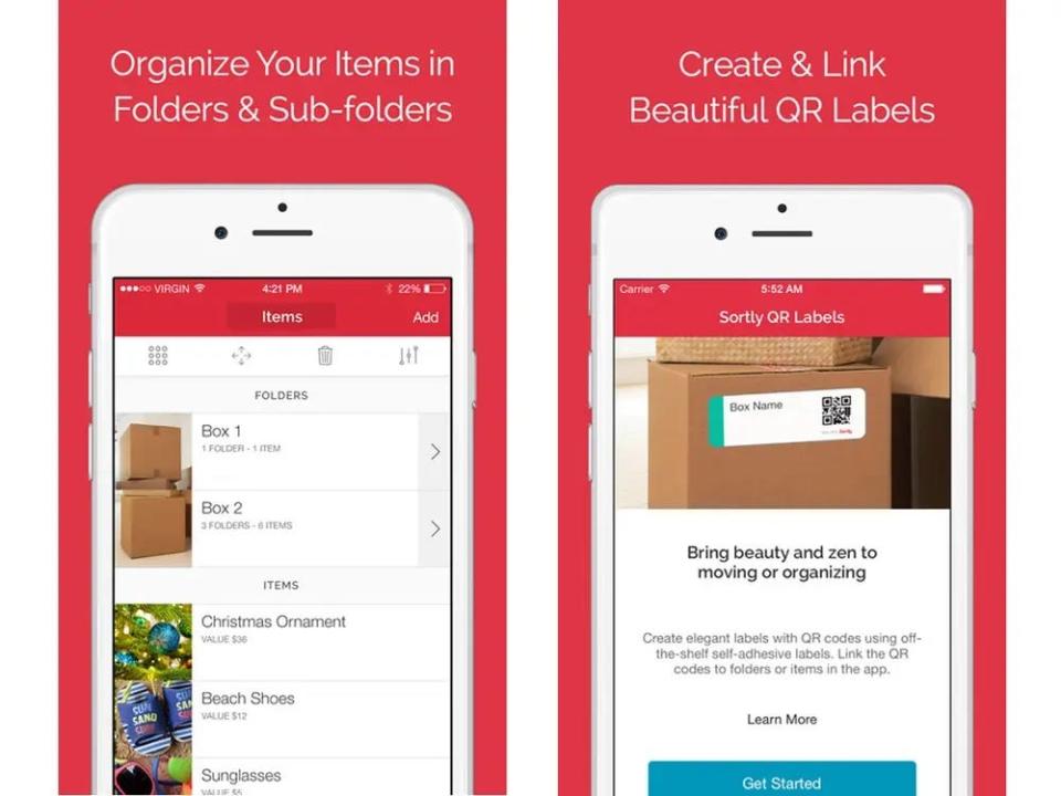 Sortly is an inventory app built with small businesses in mind, but also great at cataloging all your beloved items and ensuring that they make it to your new home in one piece.
