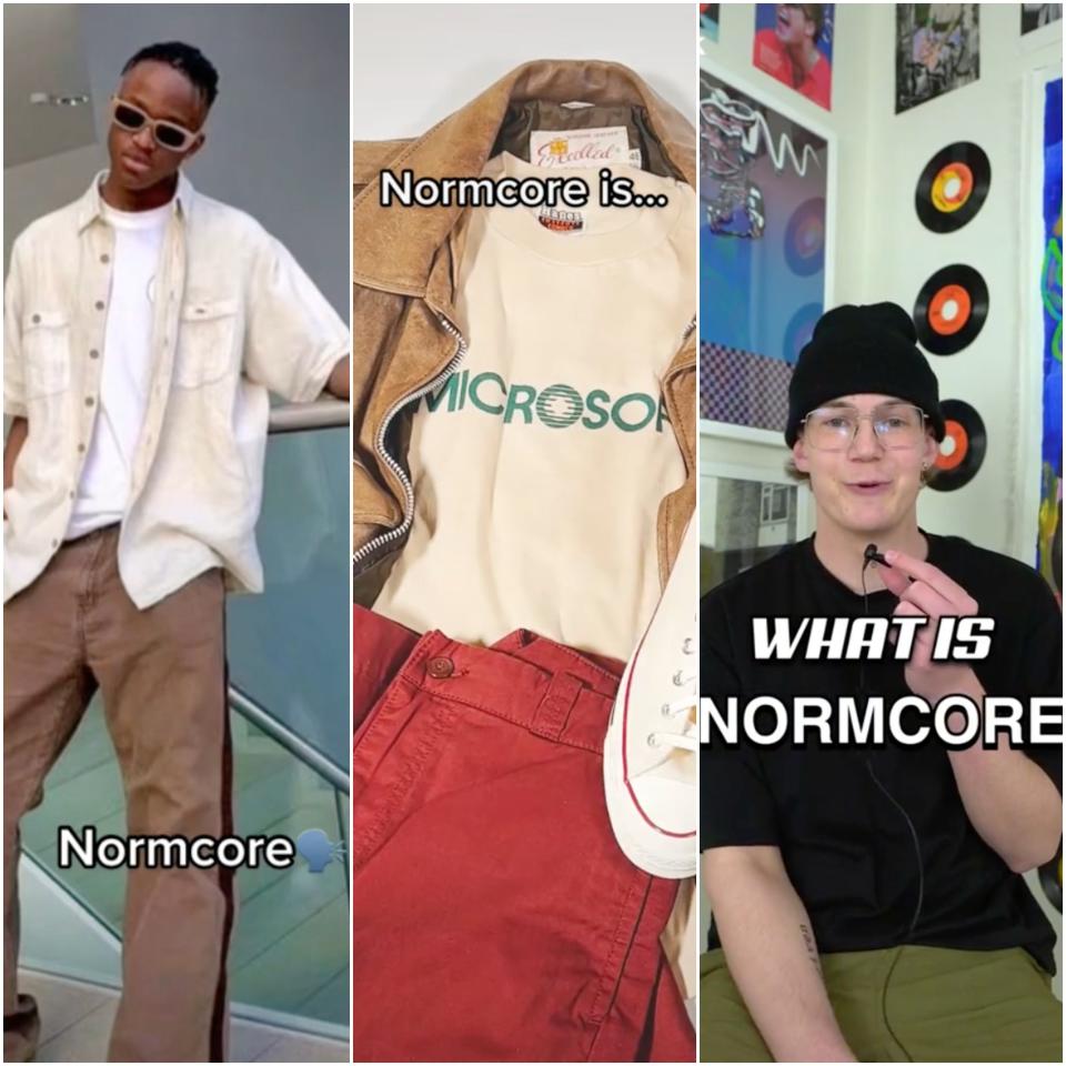 "Normcore" style trends TikTok 2022