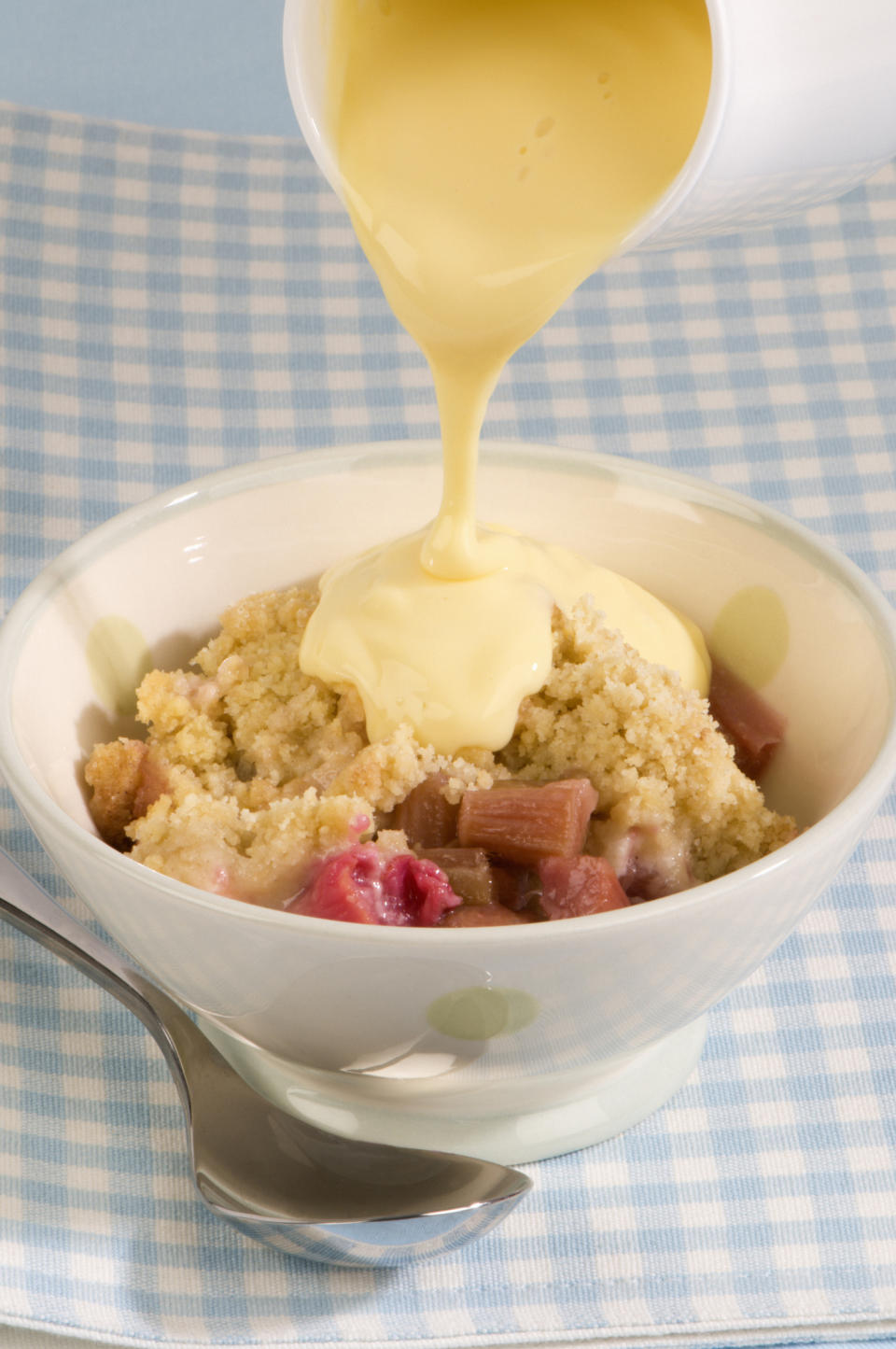 Rhubarb crumble has fallen out of favour [Photo: Getty]