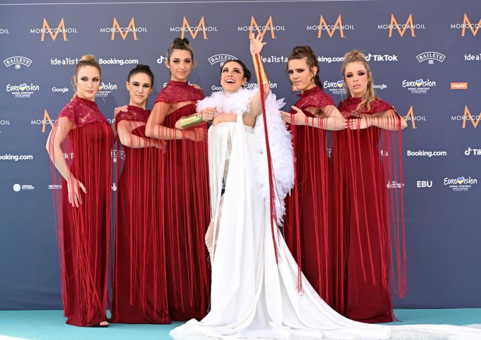 Blanca Paloma, representative for Spain, attending the Eurovision Song Contest 2023 (Photo by Anthony Devlin/Getty Images)
