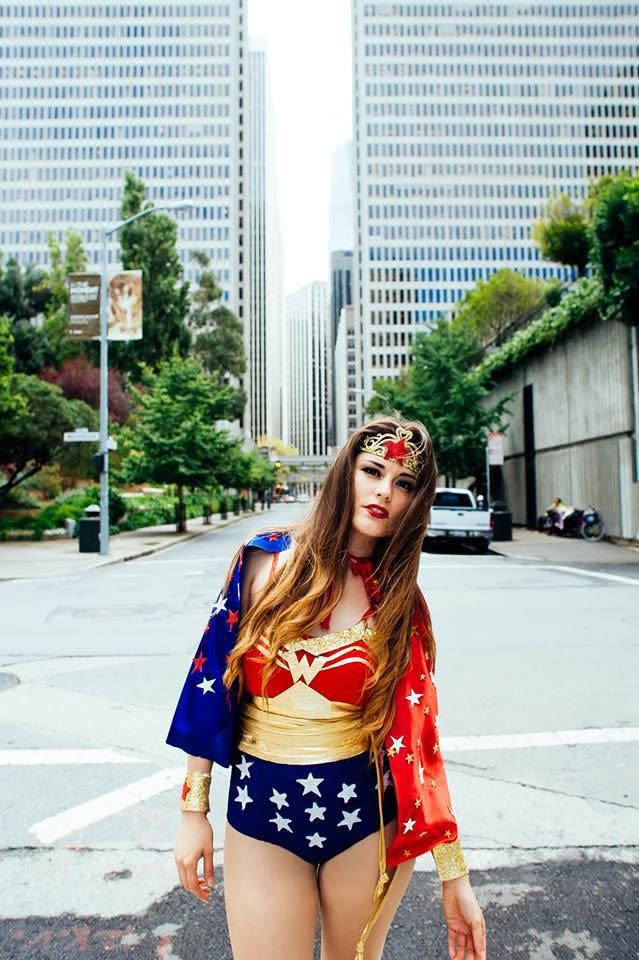 DIY Wonder Woman Costume for Teen Girls