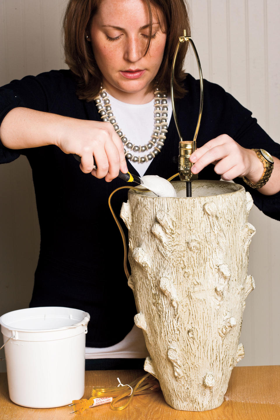 Secure Outfitted Pipe Inside Pot