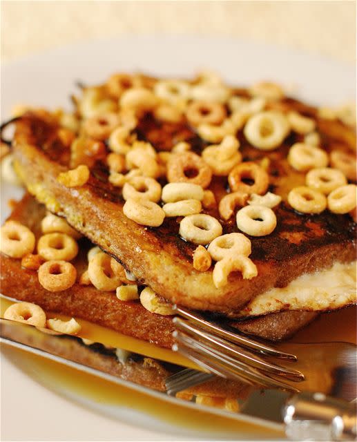 Cheerio Crusted French Toast