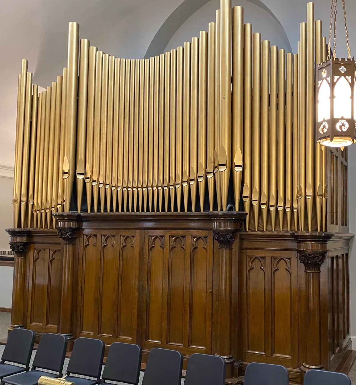 The First German Lutheran Church in Manitowoc was made in 1919. The 105-year-old pipe organ needed an updated electrical system, a few new pipes, and console and facade repairs and overall restoration -- to the tune of $580,000.