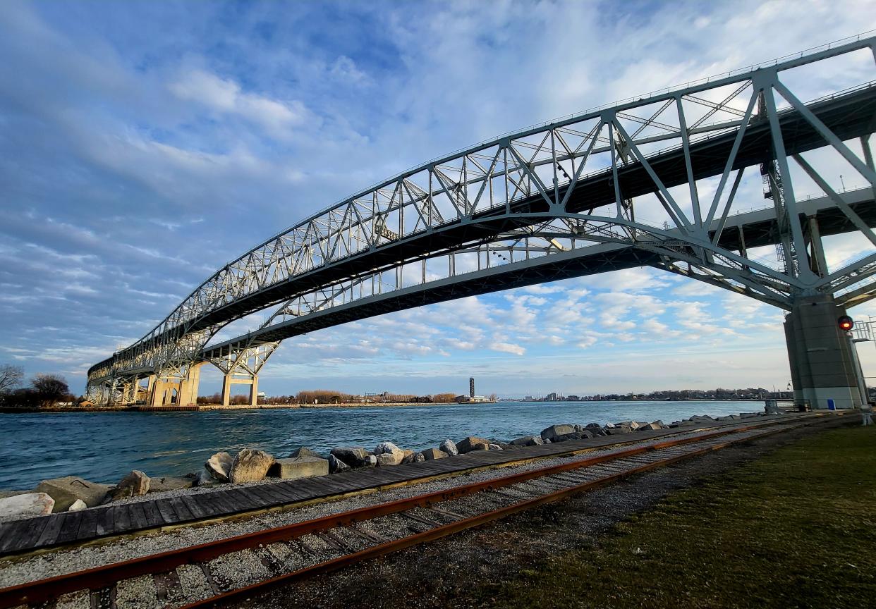 The Blue Water Bridge is shown on Thursday, March 23, 2023.