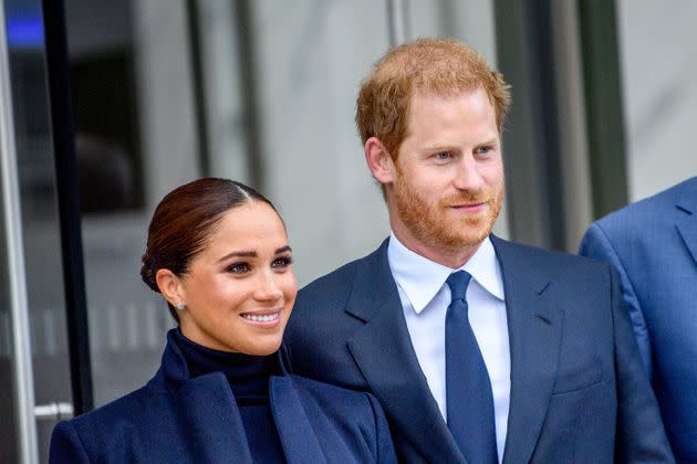 The Duke and Duchess of Sussex visit One World Observatory on Sept. 23, 2021 in New York City. (Photo: Roy Rochlin via Getty Images)