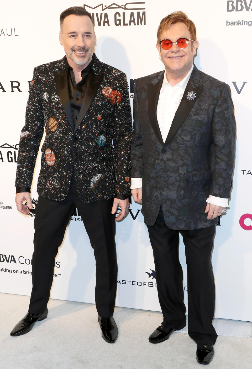 David Furnish and Elton John