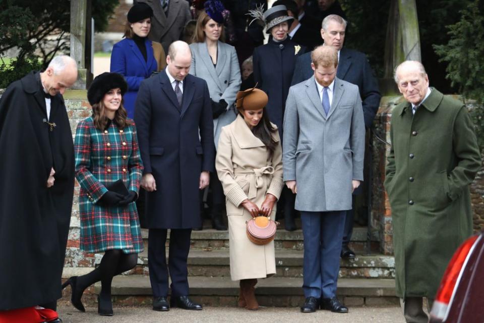 Meghan's first public curtsy