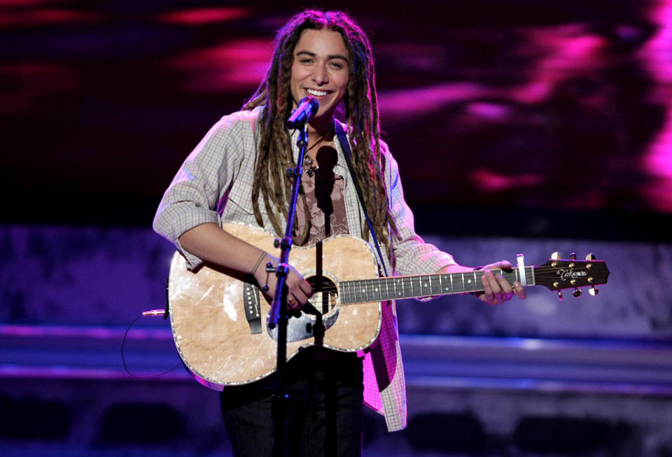 Jason Castro is eliminated from the 7th season of American Idol.