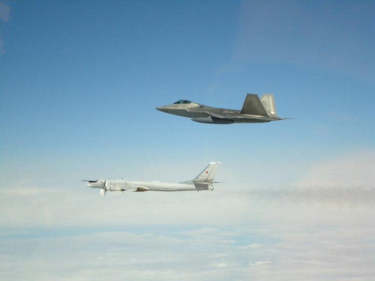 US stealth jets intercepted Russians bombers and fighter jets just off Alaska's western coast Monday.A tweet from the North American Aerospace Defence Command, more commonly known as NORAD, said that the Russian aircraft had flown into what is known as the Air Defence Identification Zone or ADIZ, a 200 mile buffer off Alaska's coast.Though NORAD monitors the zone, it is still considered international airspace and the planes did not enter US or Canadian airspace. The intercepted aircraft included four Tu-95 long-range bombers accompanied by two Su-35 fighters, the intercepting planes were American F-22 Stealth jets."Two of the Russian bombers were intercepted by two F-22s, and a second group of bombers with Su-35 fighters was intercepted later by two additional F-22s, while the E-3 provided overall surveillance," NORAD said. A tweet from the Russian Ministry of Defence stated that their planes were engaged in "scheduled sorties over the neutral waters of the Chukotka, Bering and Okhotsk seas, as well as along the western coast of Alaska and the northern coast of the Aleutian Islands." In a second tweet, they said that for certain portions of the 12-hour flight, the Russian planes were escorted by the American F-22s. “NORAD’s top priority is defending Canada and the United States. Our ability to deter and defeat threats to our citizens, vital infrastructure, and national institutions starts with successfully detecting, tracking, and positively identifying aircraft of interest approaching US and Canadian airspace,” General Terrence J. O’Shaughnessy, the commander of NORAD, said in a statement.