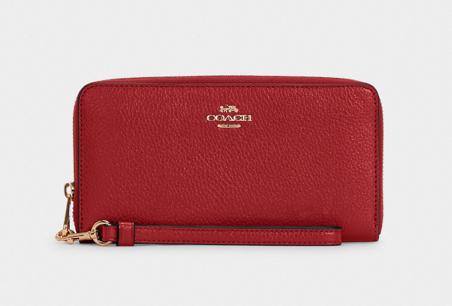 Long Zip Around Wallet. Image via Coach Outlet.