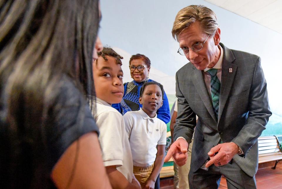 State School Superintendent Eric Mackey celebrated the fact that Alabama's chronic absenteeism rate increased less than most other states since the start of the COVID-19 pandemic.