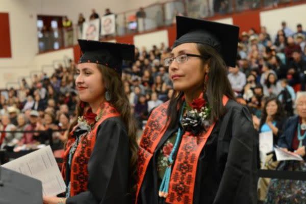 Navajo Technical University graduates. (Photo/NTU)