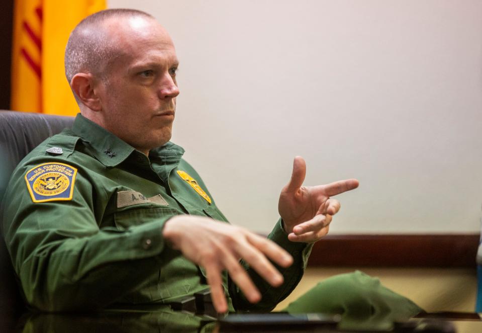 Border Patrol El Paso Sector Chief Scott Good is photographed during an interview with El Paso Times on April 25, 2023. 
